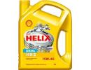 Масло моторное минеральное Helix Diesel HX5 15W-40, 4л